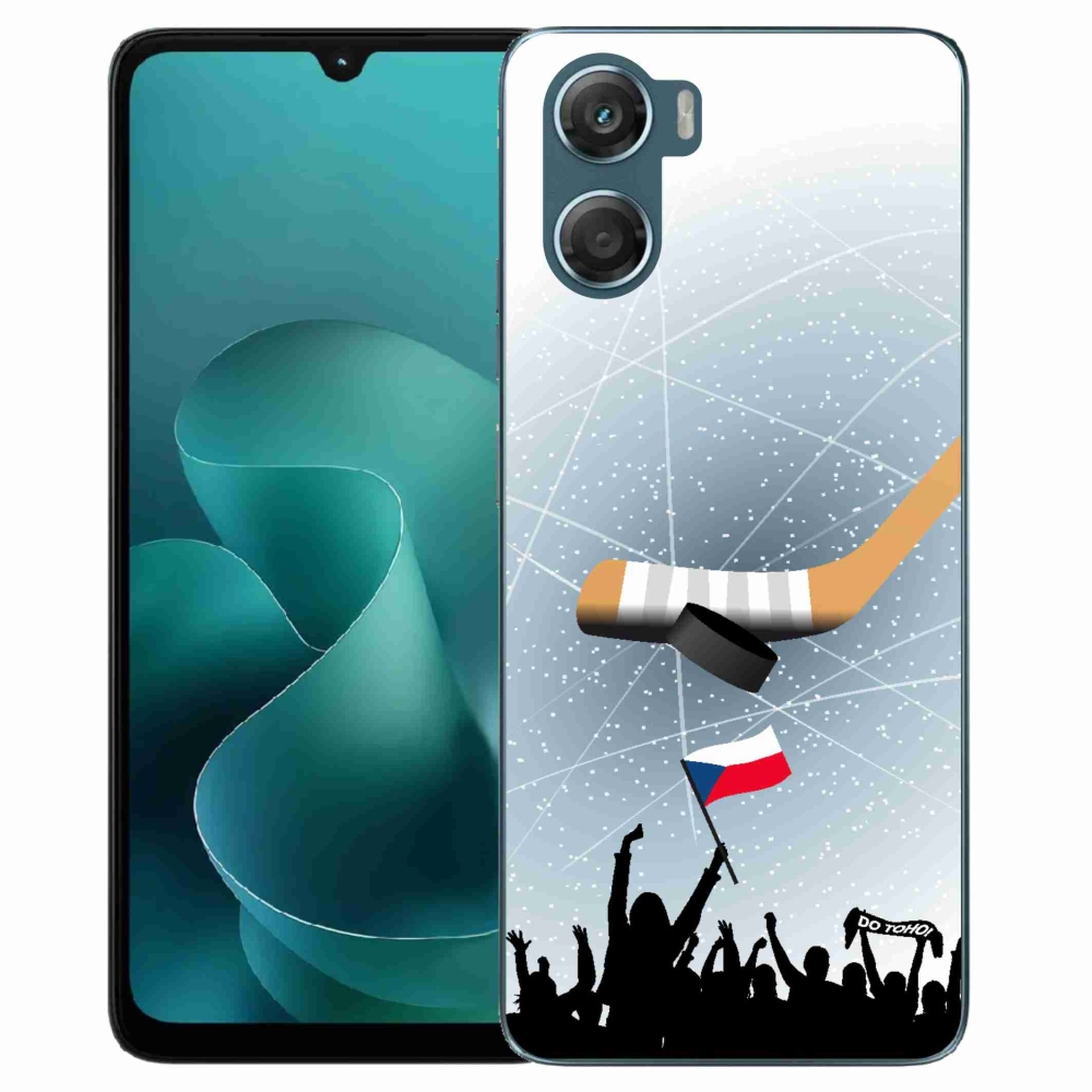 Gelový kryt mmCase na Motorola G06/G06 Power - fanoušci hokeje