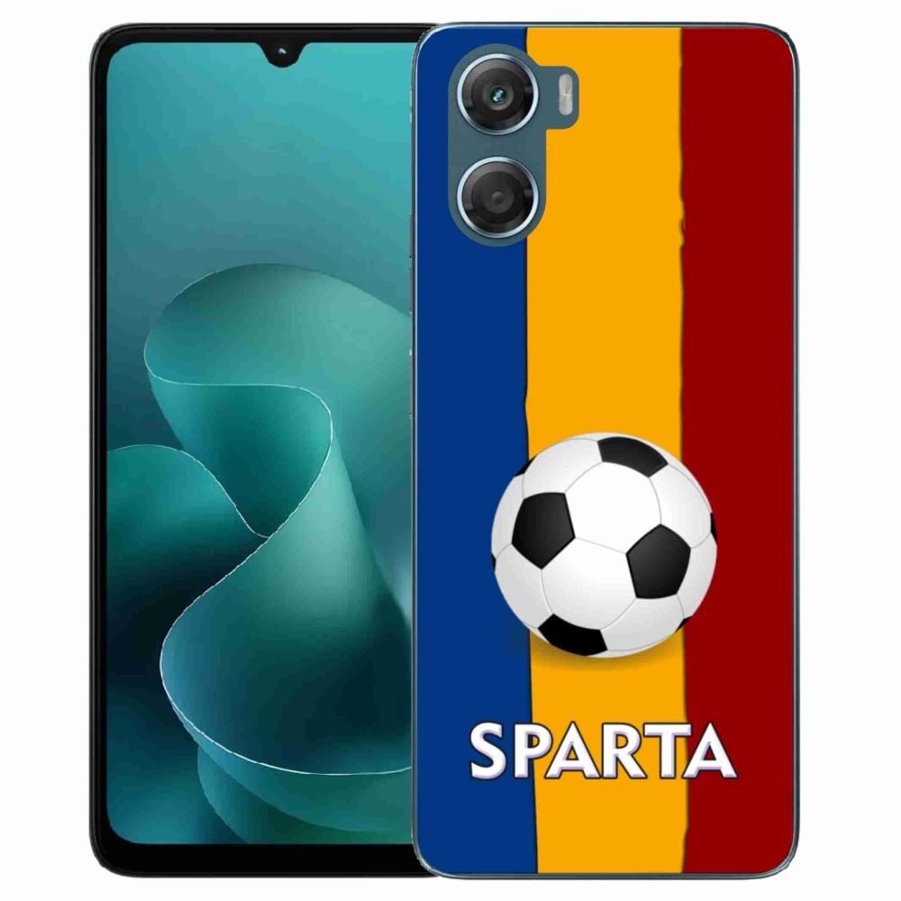 Gelový kryt mmCase na Motorola G06/G06 Power - fotbal 1