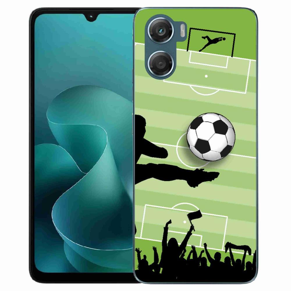 Gelový kryt mmCase na Motorola G06/G06 Power - fotbal 3