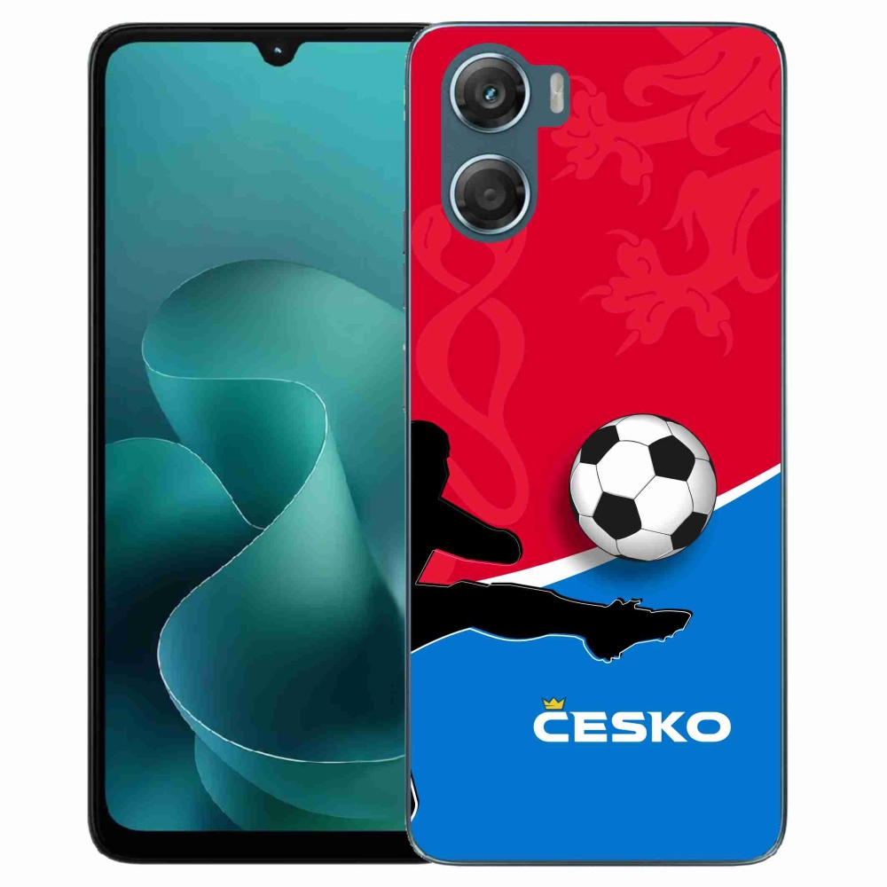 Gelový kryt mmCase na Motorola G06/G06 Power - fotbal Česko 2