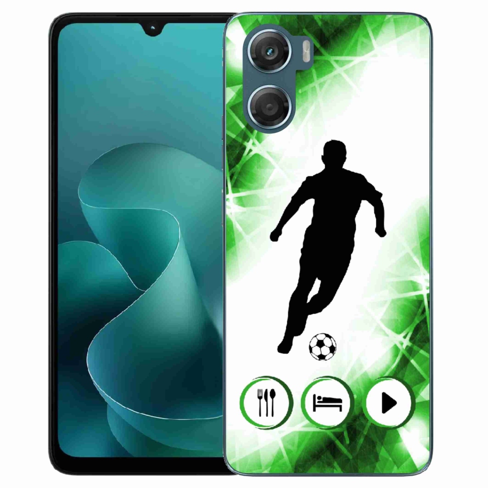 Gelový kryt mmCase na Motorola G06/G06 Power - fotbalista