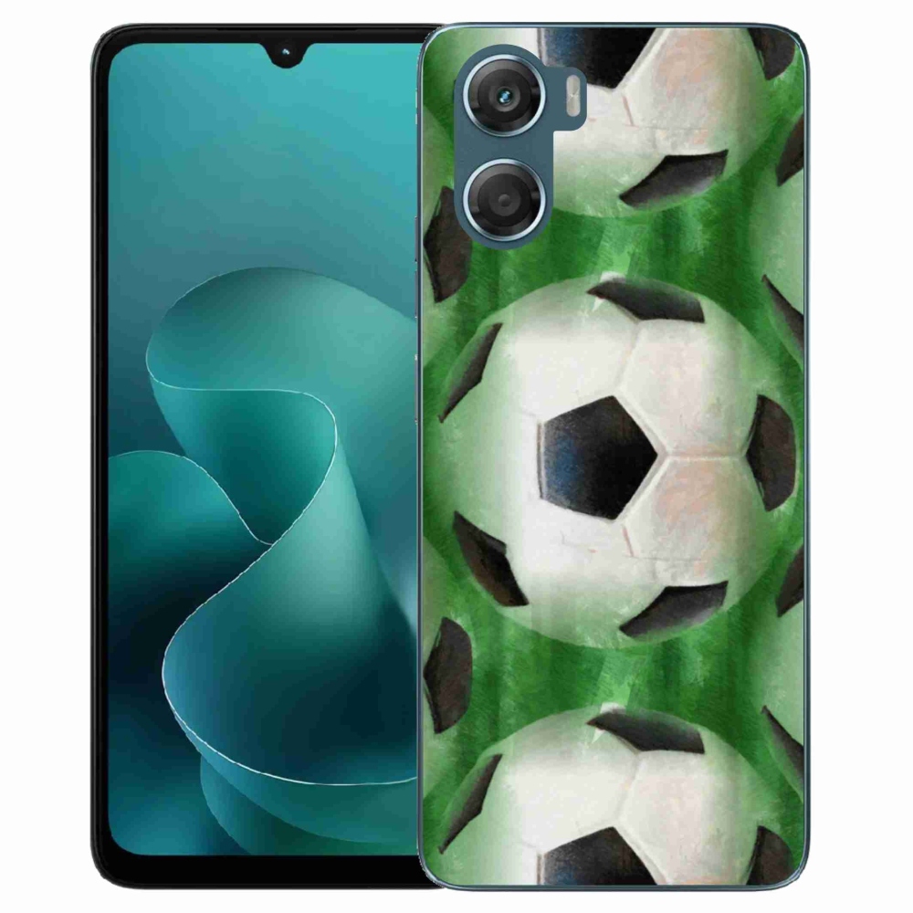 Gelový kryt mmCase na Motorola G06/G06 Power - fotbalový míč