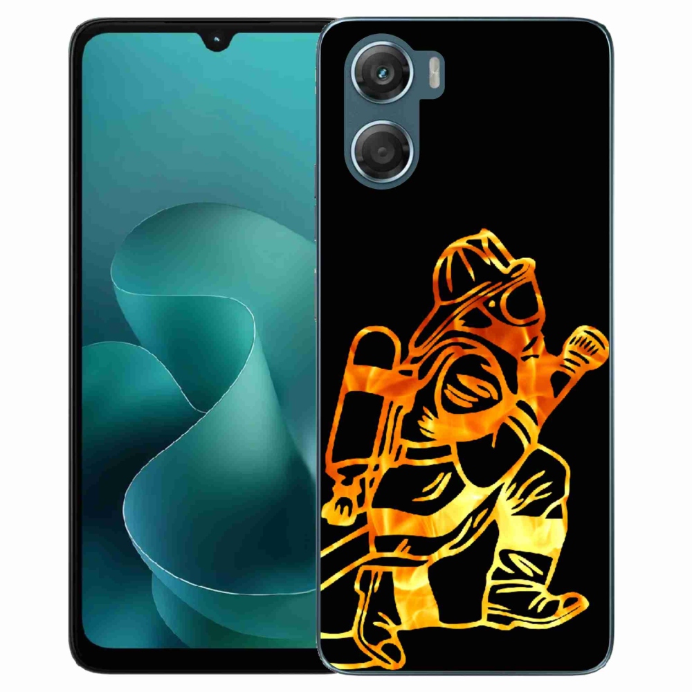 Gelový kryt mmCase na Motorola G06/G06 Power - hasič 1