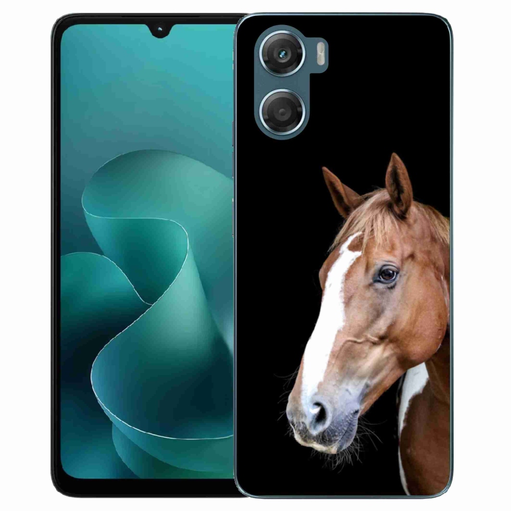 Gelový kryt mmCase na Motorola G06/G06 Power - hnědý kůň 3