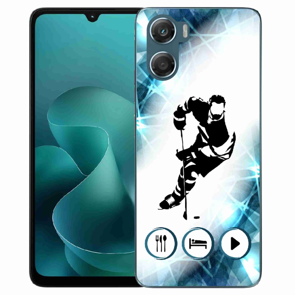 Gelový kryt mmCase na Motorola G06/G06 Power - hokej 1