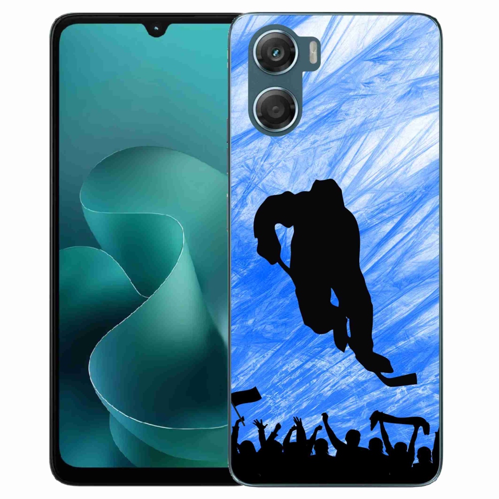 Gelový kryt mmCase na Motorola G06/G06 Power - hokejový hráč