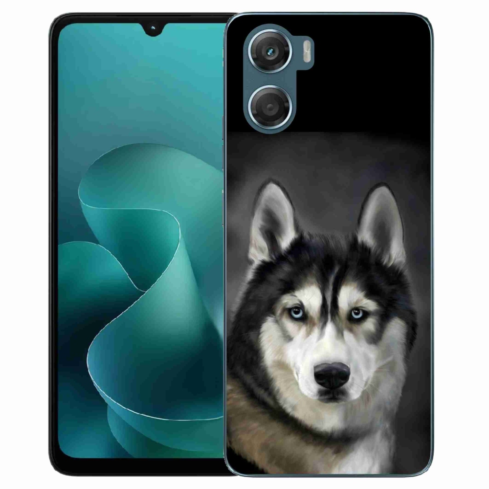 Gelový kryt mmCase na Motorola G06/G06 Power - husky