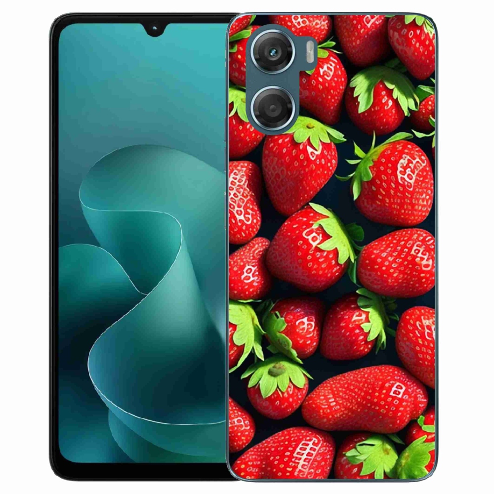 Gelový kryt mmCase na Motorola G06/G06 Power - jahody