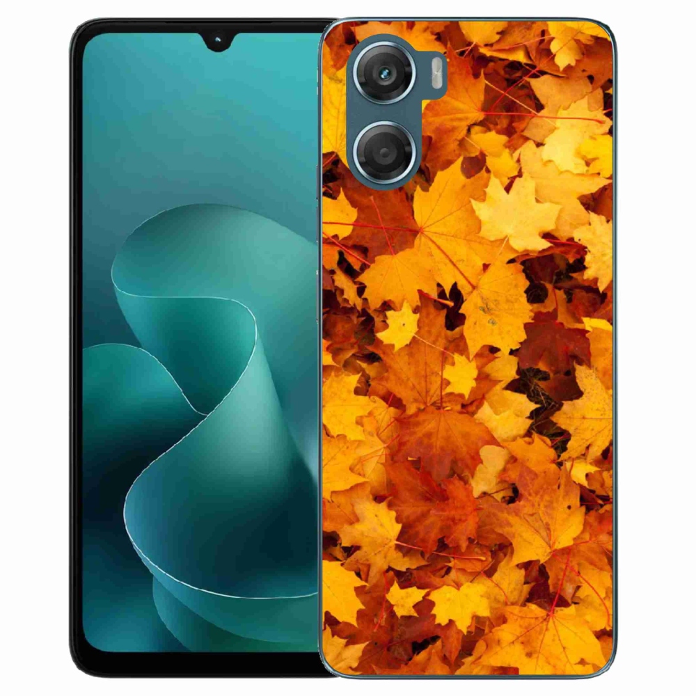 Gelový kryt mmCase na Motorola G06/G06 Power - javorové listy