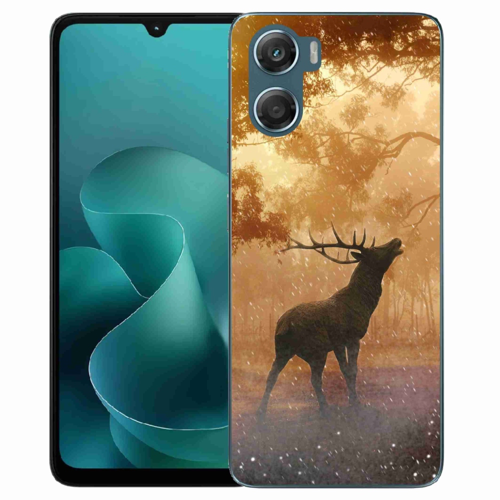 Gelový kryt mmCase na Motorola G06/G06 Power - jelen v říji