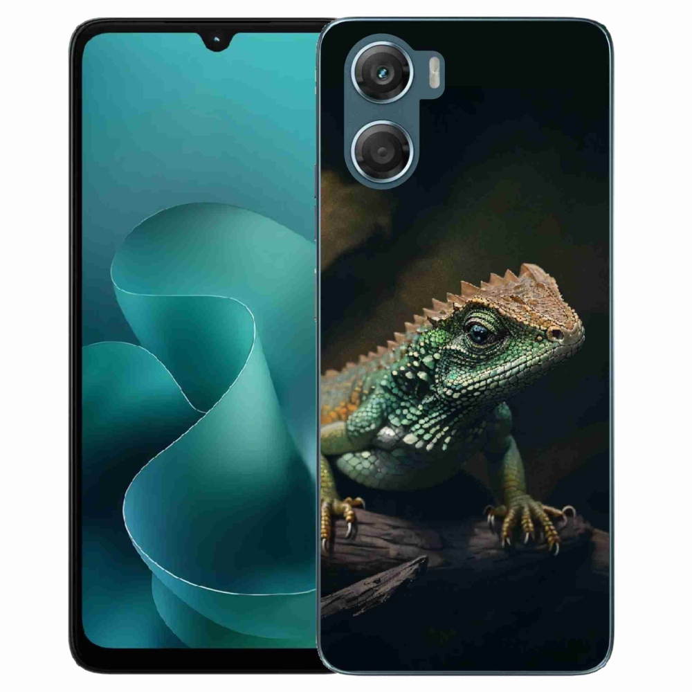 Gelový kryt mmCase na Motorola G06/G06 Power - ještěr