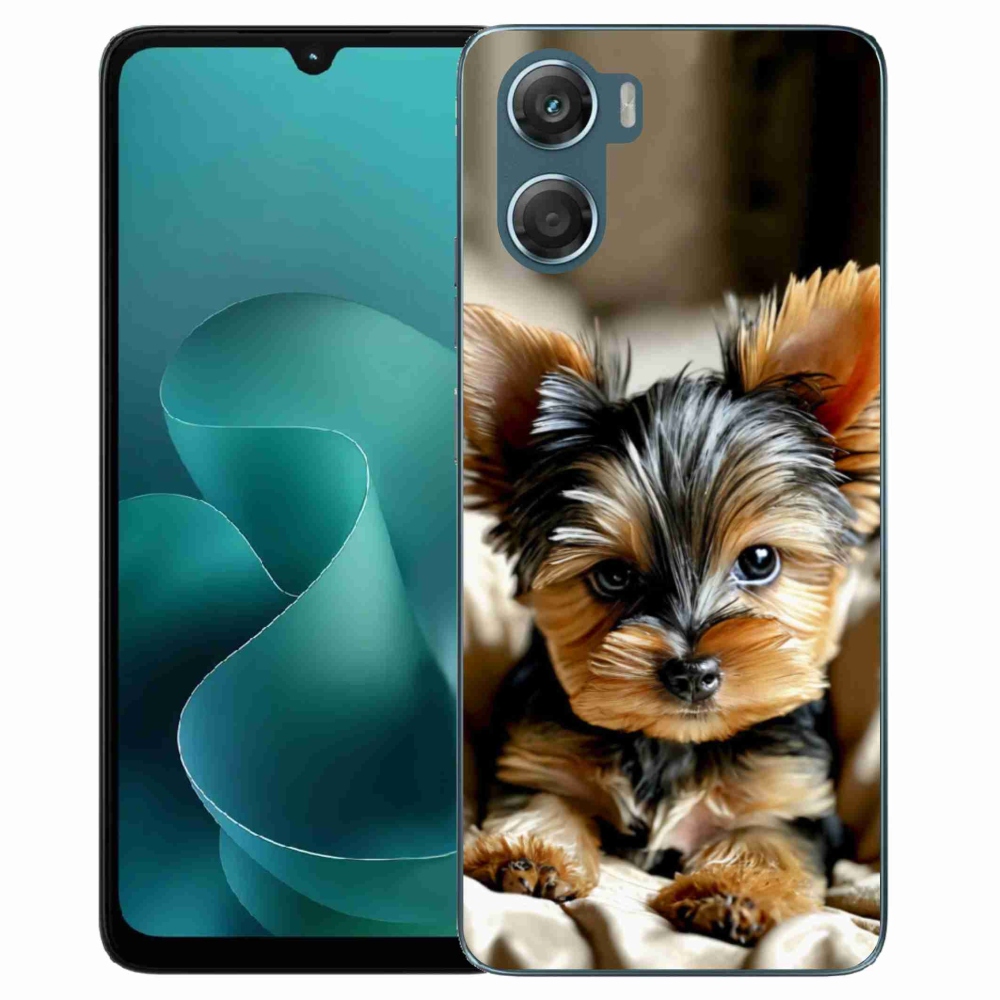 Gelový kryt mmCase na Motorola G06/G06 Power - jorkšír 11