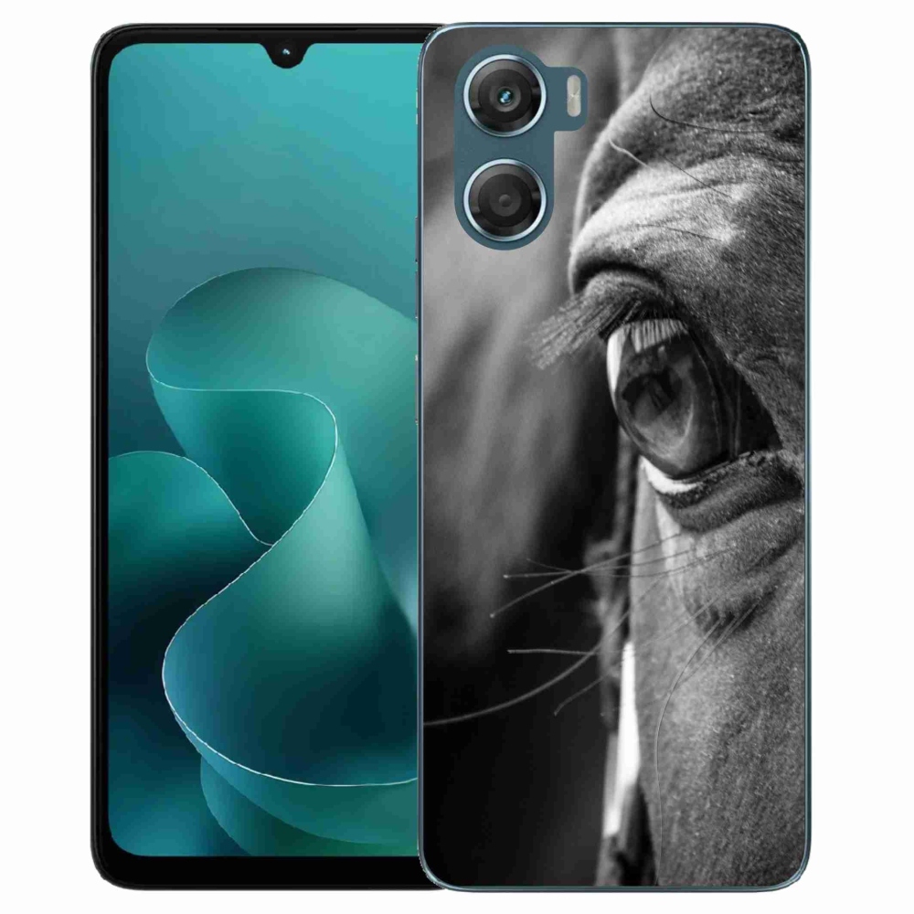 Gelový kryt mmCase na Motorola G06/G06 Power - koňský pohled