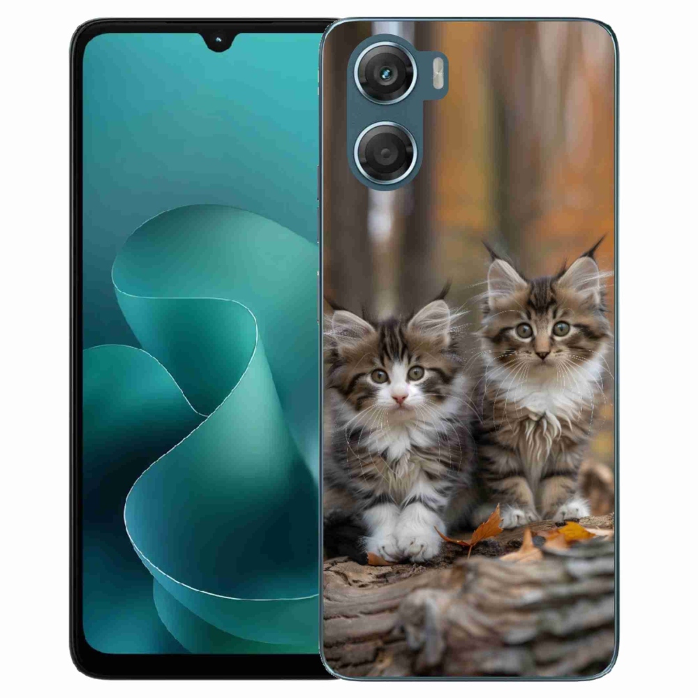 Gelový kryt mmCase na Motorola G06/G06 Power - kočičí duo 3