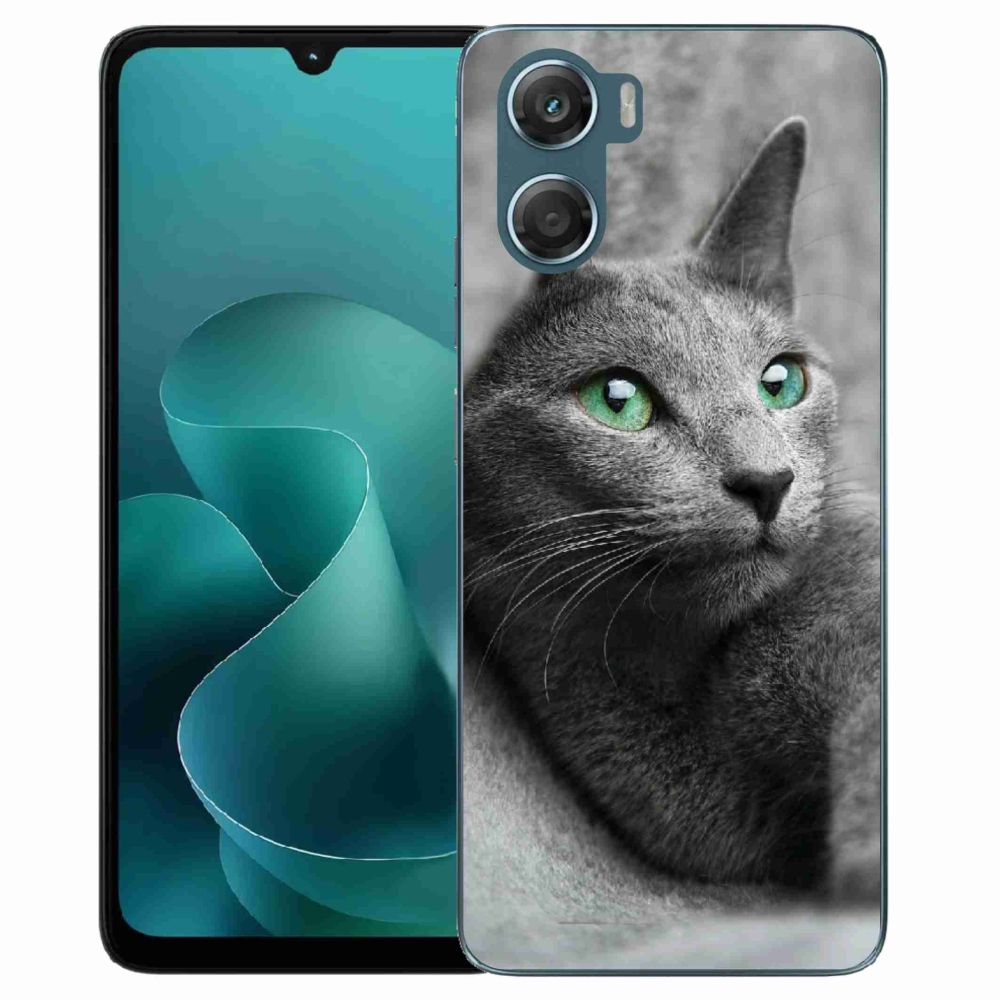 Gelový kryt mmCase na Motorola G06/G06 Power - kočka 2
