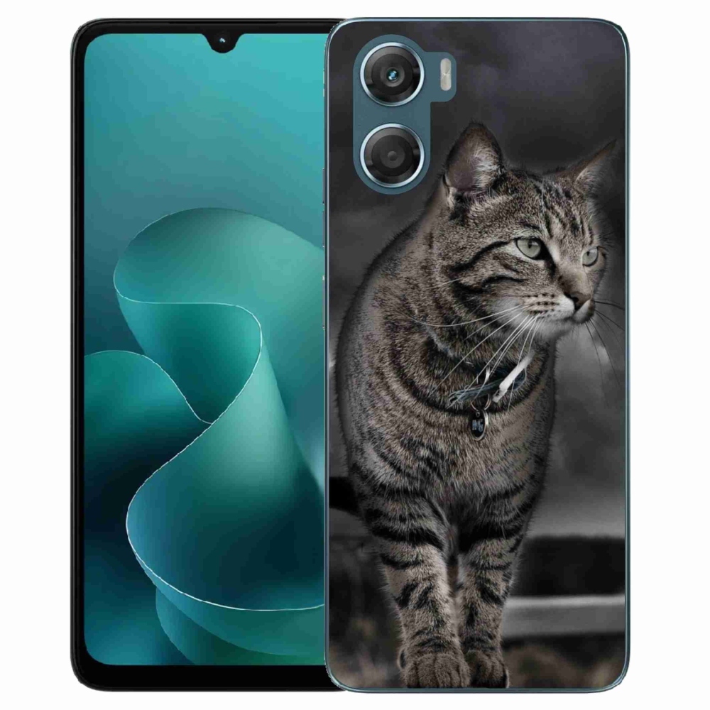 Gelový kryt mmCase na Motorola G06/G06 Power - kočka