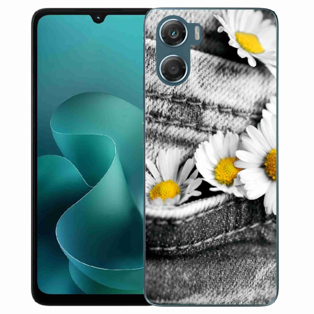 Gelový kryt mmCase na Motorola G06/G06 Power - kopretiny