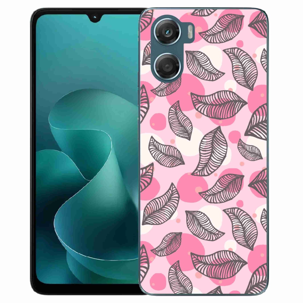 Gelový kryt mmCase na Motorola G06/G06 Power - kreslené padající listy