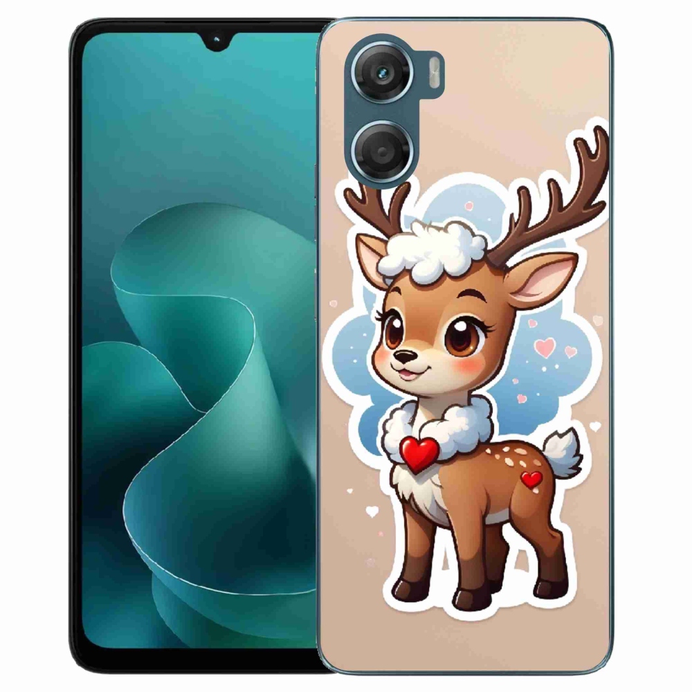Gelový kryt mmCase na Motorola G06/G06 Power - kreslený sob