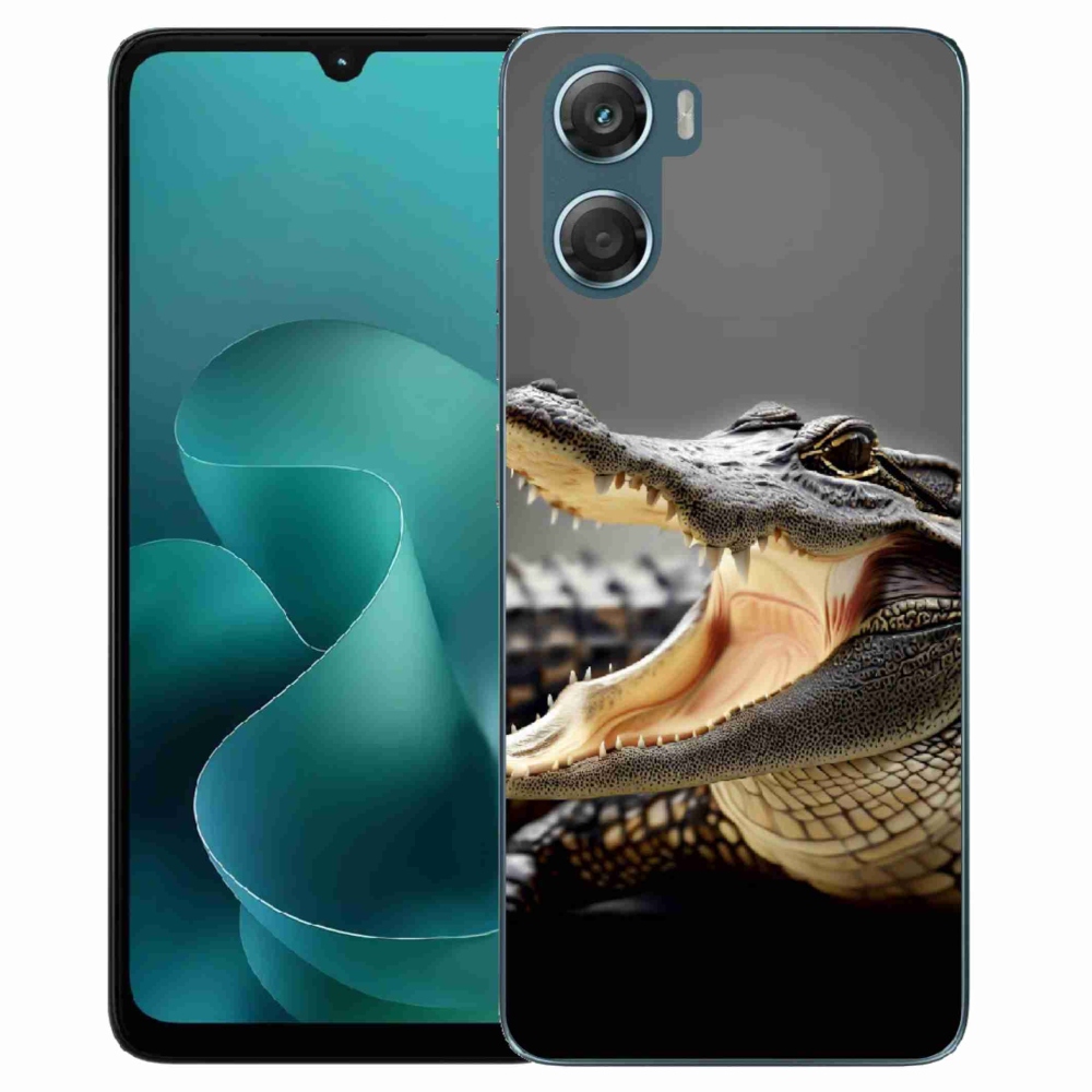 Gelový kryt mmCase na Motorola G06/G06 Power - krokodýl