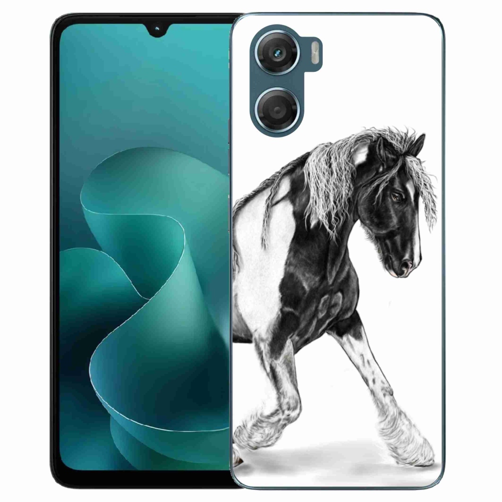 Gelový kryt mmCase na Motorola G06/G06 Power - kůň