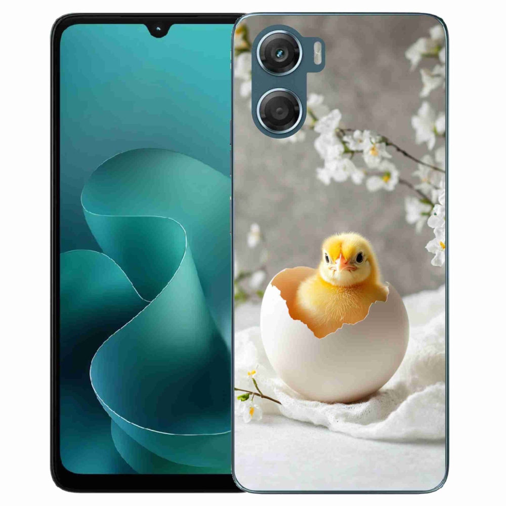 Gelový kryt mmCase na Motorola G06/G06 Power - kuřátko