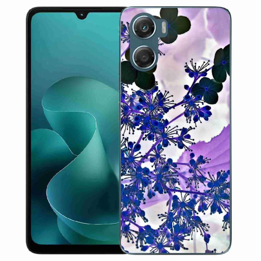 Gelový kryt mmCase na Motorola G06/G06 Power - květ hortenzie