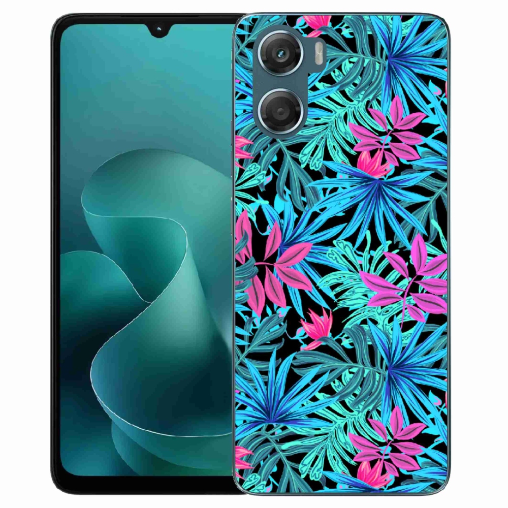 Gelový kryt mmCase na Motorola G06/G06 Power - květiny 3
