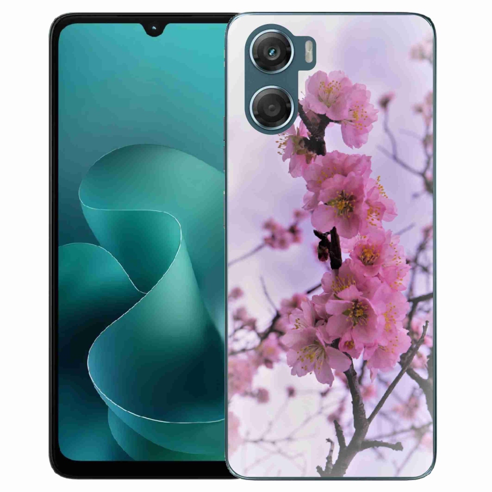 Gelový kryt mmCase na Motorola G06/G06 Power - květiny 7
