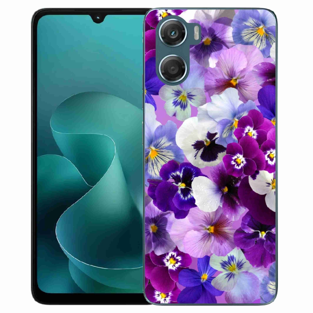 Gelový kryt mmCase na Motorola G06/G06 Power - květiny 9
