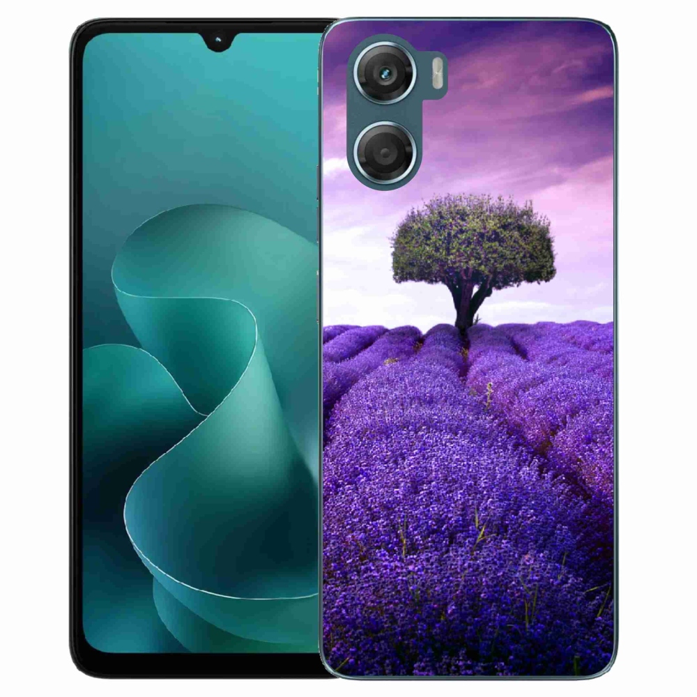 Gelový kryt mmCase na Motorola G06/G06 Power - levandulová louka
