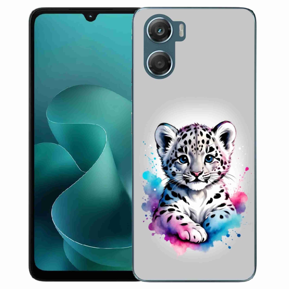 Gelový kryt mmCase na Motorola G06/G06 Power - levhartí mládě