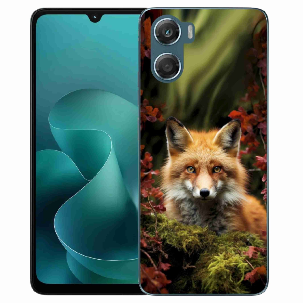 Gelový kryt mmCase na Motorola G06/G06 Power - liška v lese