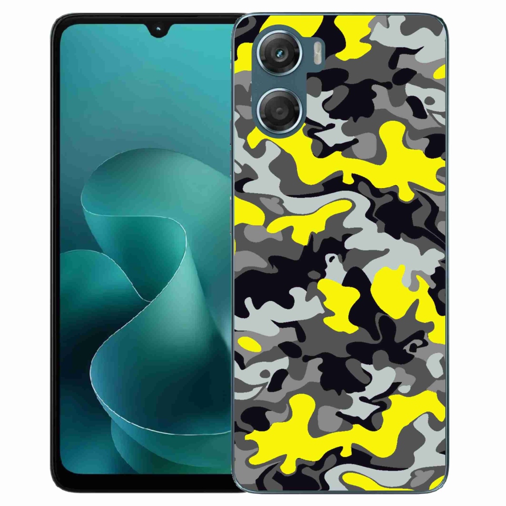 Gelový kryt mmCase na Motorola G06/G06 Power - maskáčový vzor 6