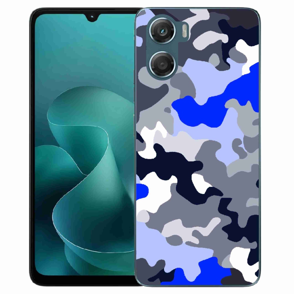 Gelový kryt mmCase na Motorola G06/G06 Power - maskáčový vzor 8
