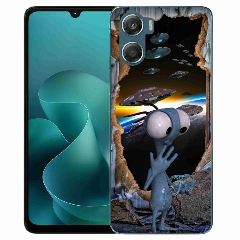 Gelový kryt mmCase na Motorola G06/G06 Power - mimozemšťan