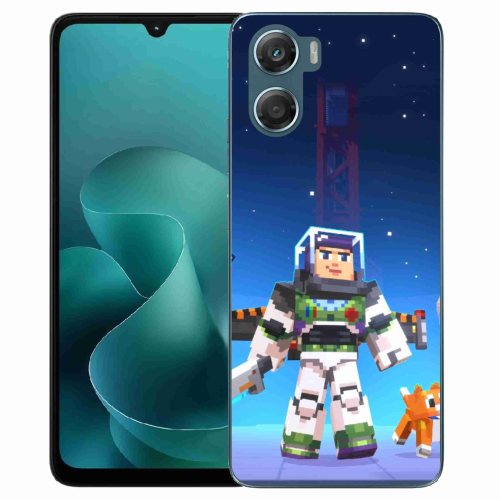 Gelový kryt mmCase na Motorola G06/G06 Power - minecraft 2