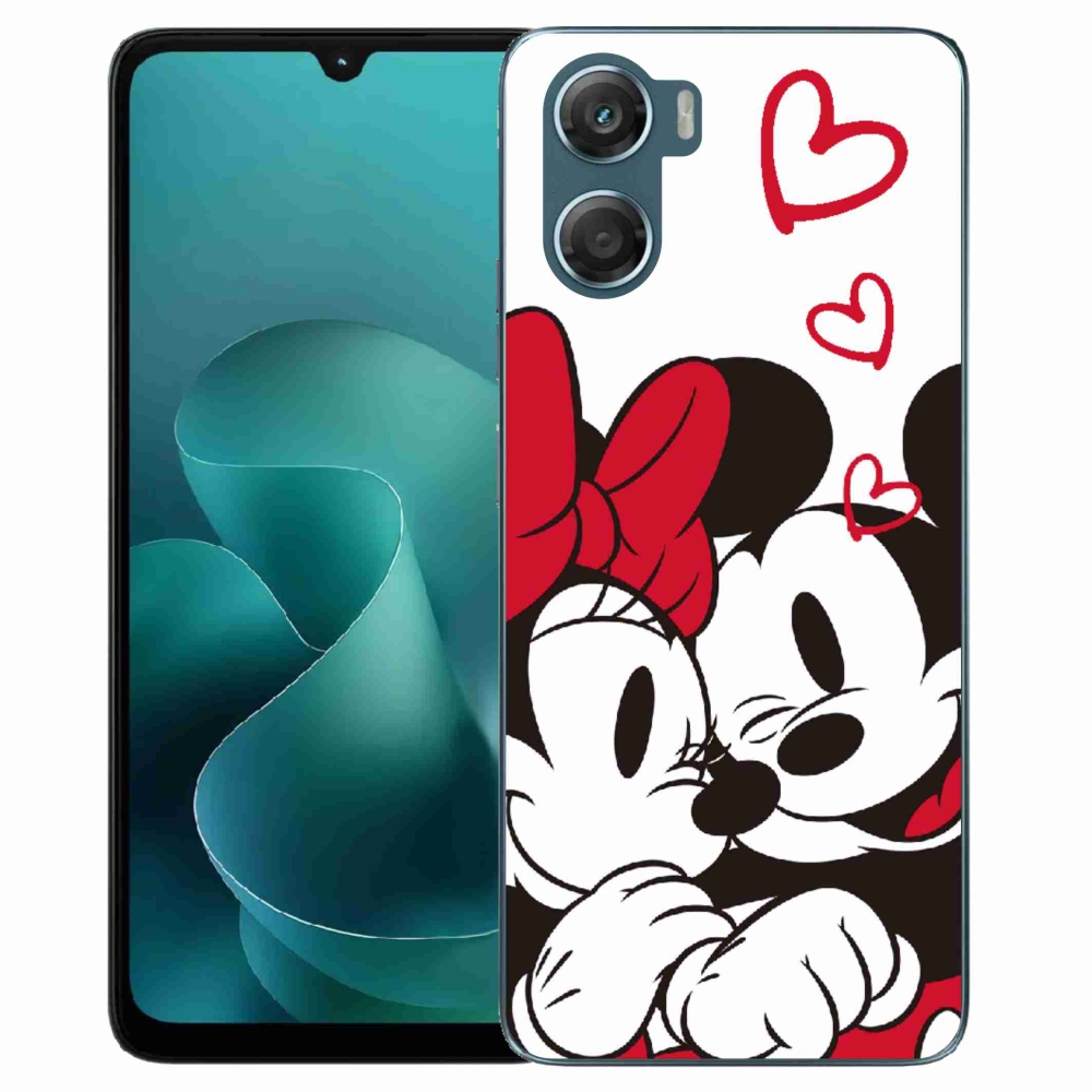 Gelový kryt mmCase na Motorola G06/G06 Power - minnie a mickey