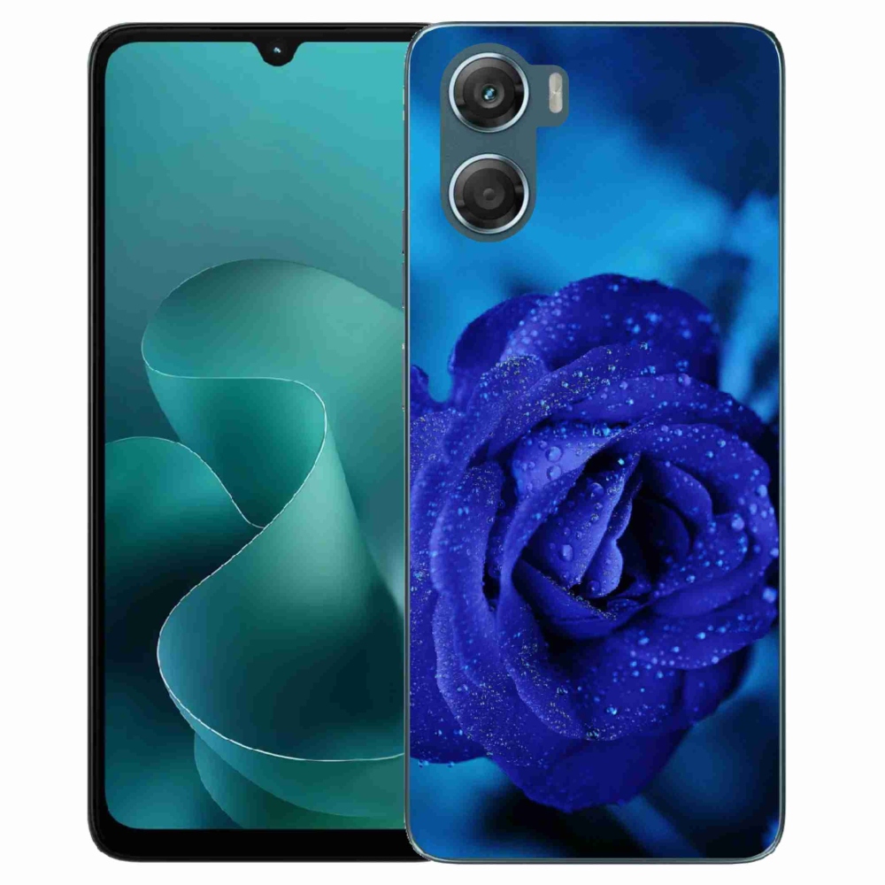 Gelový kryt mmCase na Motorola G06/G06 Power - modrá růže