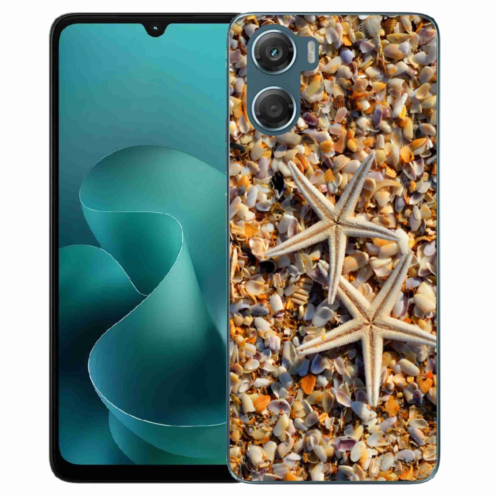 Gelový kryt mmCase na Motorola G06/G06 Power - mořské hvězdice