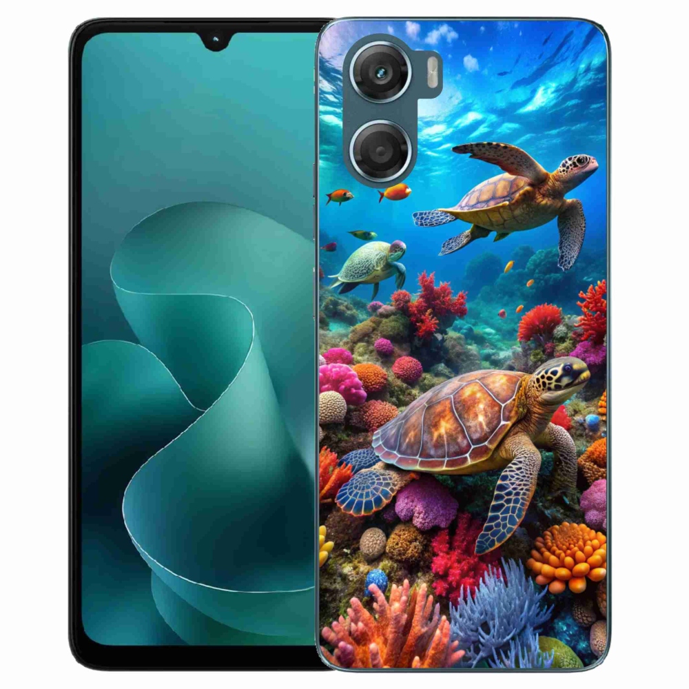 Gelový kryt mmCase na Motorola G06/G06 Power - mořský svět 2