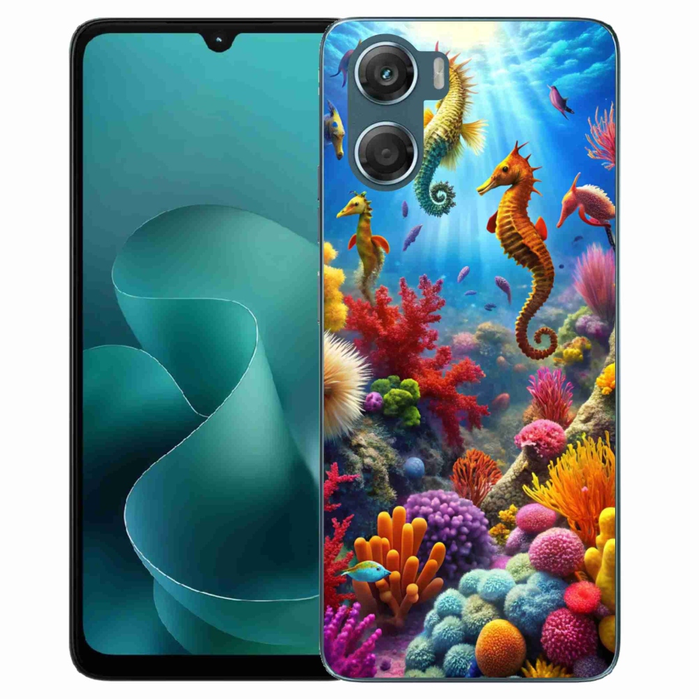 Gelový kryt mmCase na Motorola G06/G06 Power - mořský svět 3