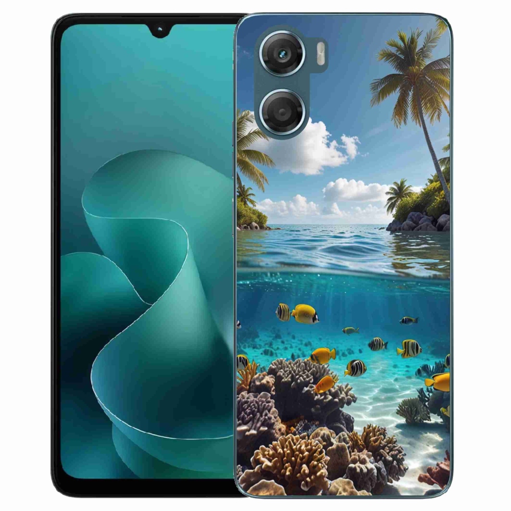 Gelový kryt mmCase na Motorola G06/G06 Power - mořský svět 4