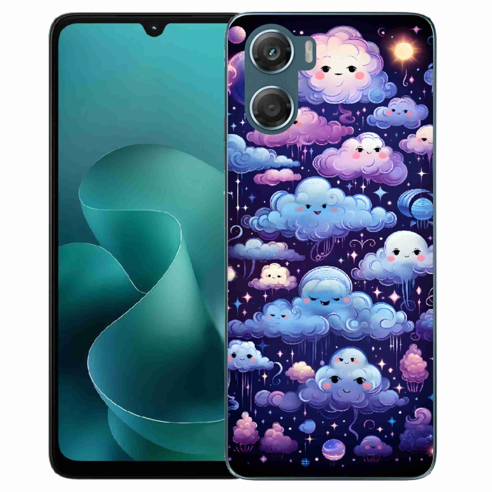 Gelový kryt mmCase na Motorola G06/G06 Power - mráčky