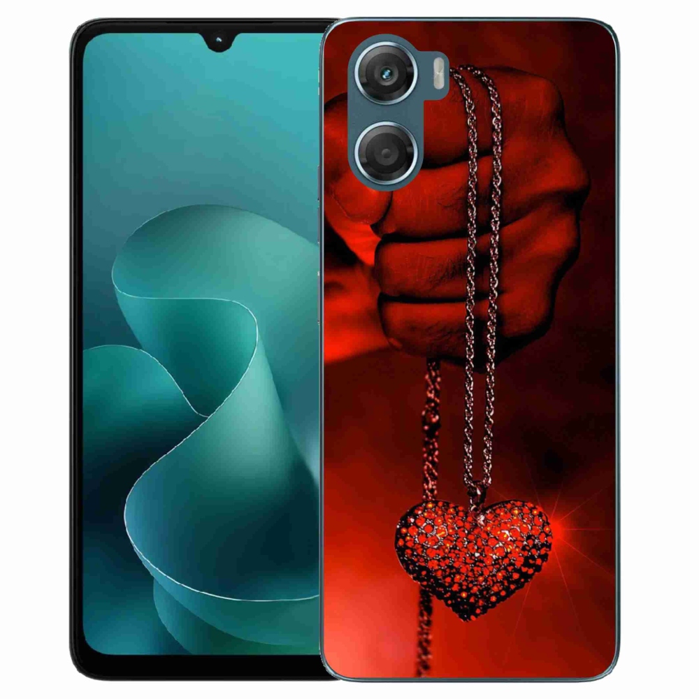 Gelový kryt mmCase na Motorola G06/G06 Power - náhrdelník