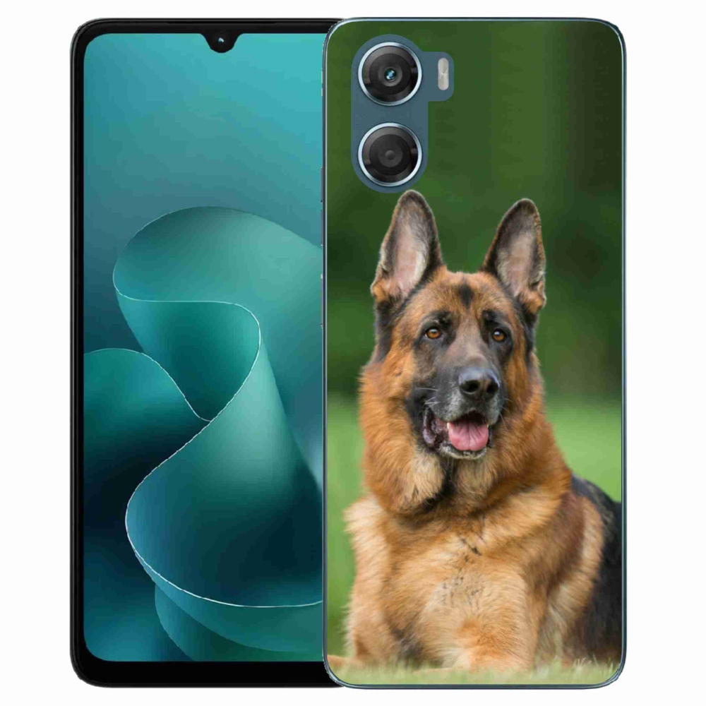 Gelový kryt mmCase na Motorola G06/G06 Power - německý ovčák