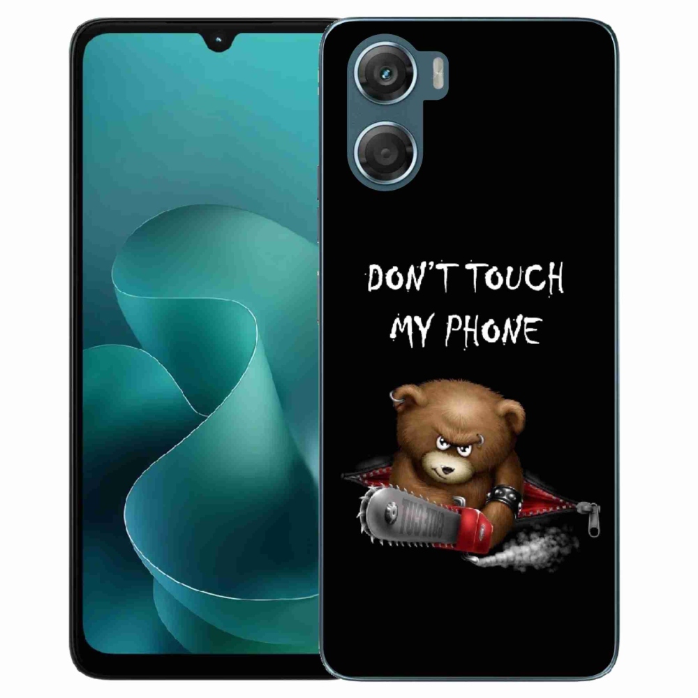 Gelový kryt mmCase na Motorola G06/G06 Power - nesahej na telefon