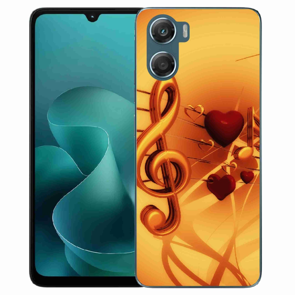 Gelový kryt mmCase na Motorola G06/G06 Power - noty