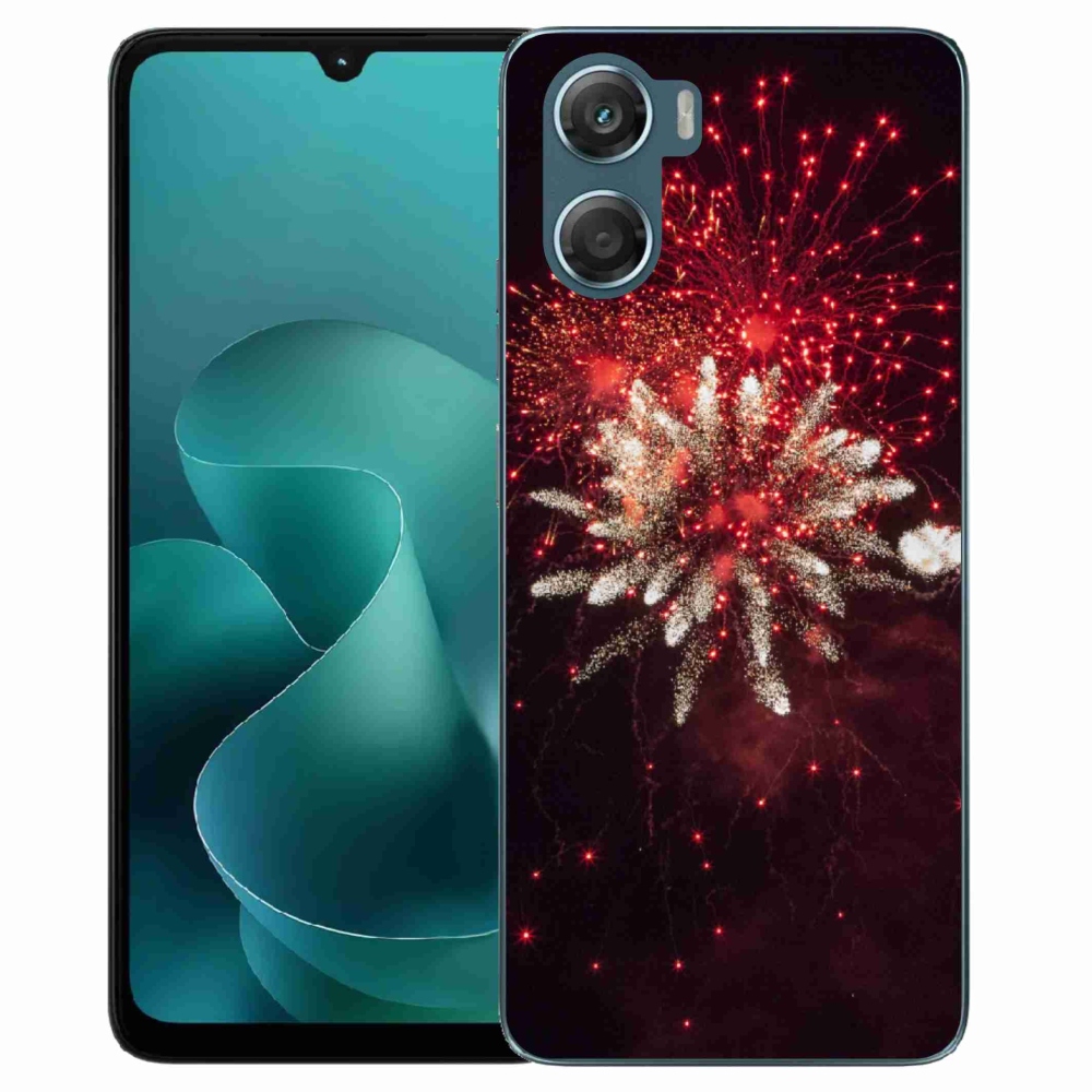 Gelový kryt mmCase na Motorola G06/G06 Power - ohňostroj