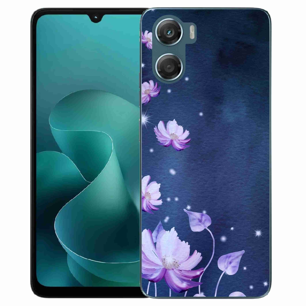 Gelový kryt mmCase na Motorola G06/G06 Power - padající květy
